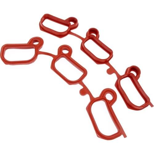 2pcs Car Engine Intake Manifold Rubber Gasket Seal for BMW 3 5 X Z Series E36 E39 E46 E60 E85 M54 Intake Gasket Set Auto Parts