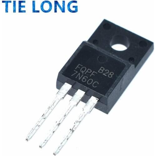 20pcs FQPF7N60C 7N60C 7N60 600V 7A MOSFET N-Channel transistor TO-220F new original