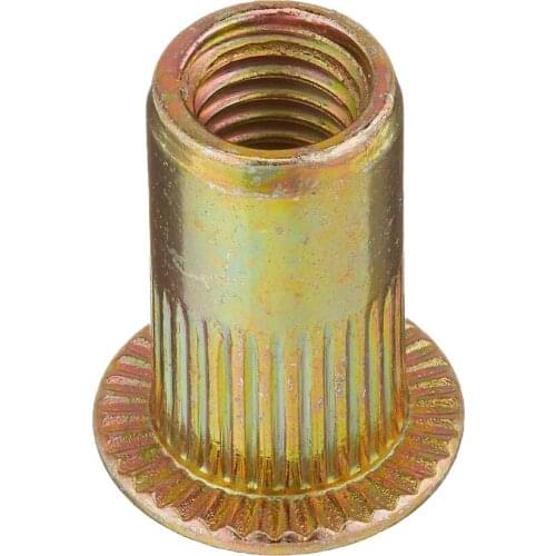 20pcs Flat Head Metric Steel M5 Blind Insert Rivet Nut Rivnut