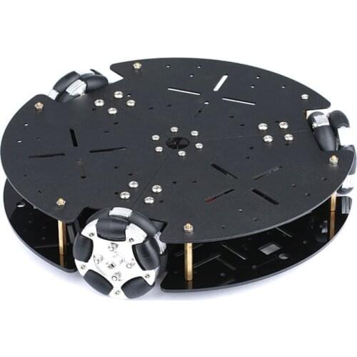 2018 58mm Omni Directional Metal Wheel Robot Car Chassis For Arduino Car Chassis Omnidirectional Mobile Platform DIY Smart Car