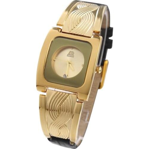 2021 IDIS Leather Watch Fashion Designer Wrist watches Ladies Student Arch Glass Mirror