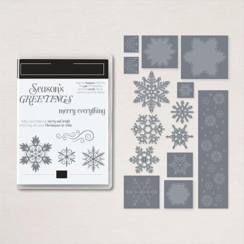 2021 Beautiful Snowflakes Cutting Dies Stamp Scrapbook Diary Decoration Embossing Cut Dies Template DIY Greeting Card Make Album