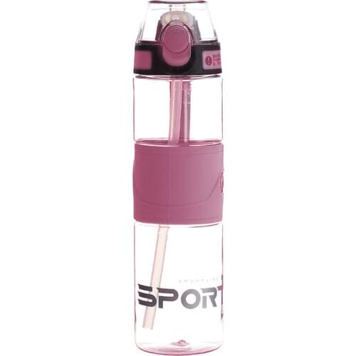 600ML Water Bottle Portable Water Bottle Drinking Cup With Lid with Handle Suitable for Outdoor Travel