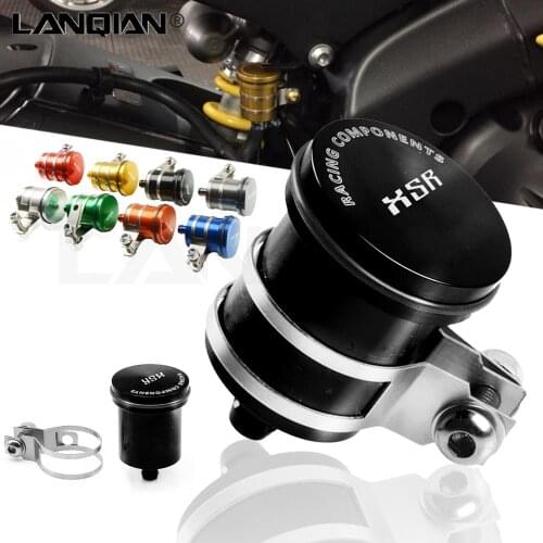 CNC Motorcycle Accessories Brake Clutch Cylinder Tank Fluid Reservoir Oil Fluid Cup for YAMAHA XSR700 SR400 SCR950 TRACER 900