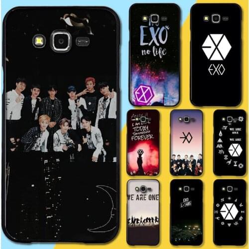 PENGHUWAN Kpop exo Newly Arrived Black Cell Phone Case For Samsung Galaxy J7 J8 J3 J4 J5 J6 Plus 2018 Prime