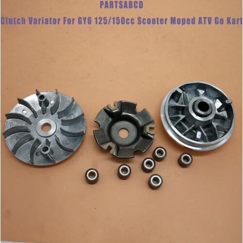 GY6 125 150CC SCOOTER MOPED ATV GO KART ROLLER FAN CLUTCH VARIATOR ENGINE
