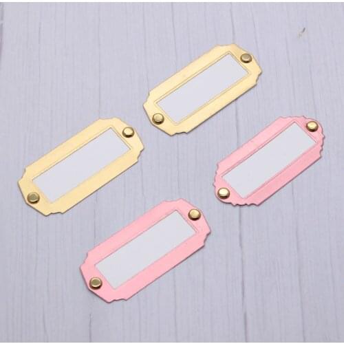 KSCRAFT Vintage Box Labels Metal Cutting Dies Stencils for DIY Scrapbooking Decorative Embossing DIY Paper Card