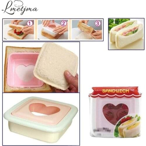 LMETJMA Pocket Sandwich Mold Maker Diy Bento Balls Toast Baby Cake Bread Machine Cooking Tool Kitchen Supplies Sushi Accessories
