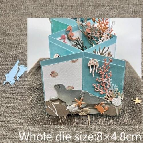 XLDesign Craft Metal stencil mold Cutting Dies 2pcs seals decoration scrapbook die cuts Album Paper Card Craft Embossing