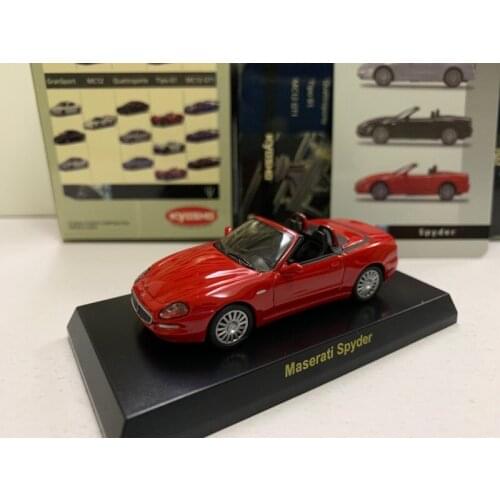KYOSHO 1:64 Maserati Spyder convertible car Collect die casting alloy trolley model