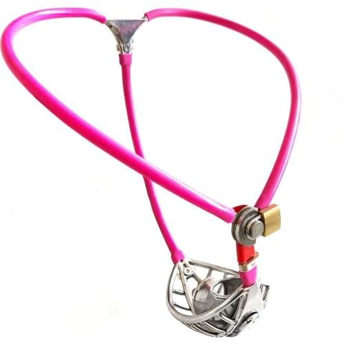 Stainless Steel Male Chastity Belt Scrotum Bondage Cock Cage Sex Toys For Men Cbt BDSM Penis Lock Strapon Pants Chastity Device