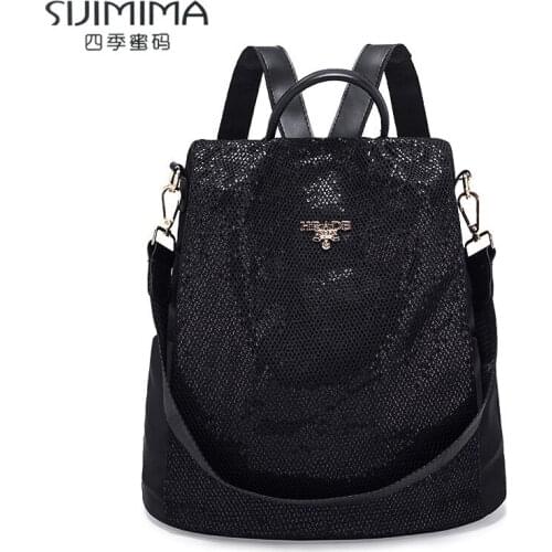 Newhotstacy Bag 111019 womens fashion backpack Oxford cloth travel bag double shoulder bag