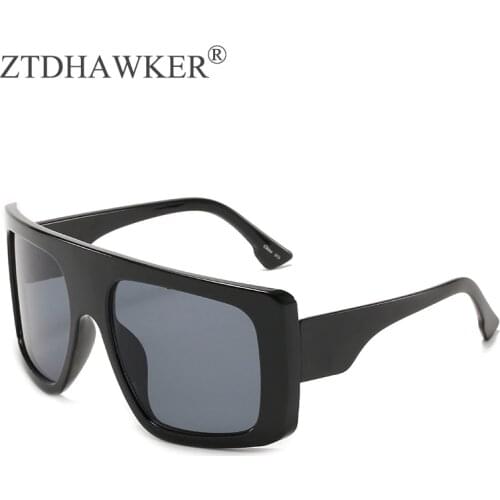 New Trend Fashion Big Frame Sunglasses Pink Shades for Women Wild Eyeglasses Exquisite Tile Lens Glasses