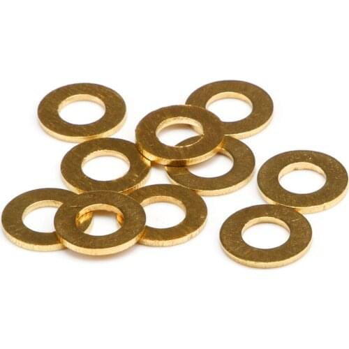 M6x12x1.0seal plain washers Brass flat washer Copper flat gasket copper gasket copper meson brass seal gasket 100/200/1000pcs