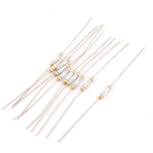 Uxcell Thermal Fuse 250V TF Celsius Degree Temperature Electrical Circuit Cutoff 2A 150C 10pcs