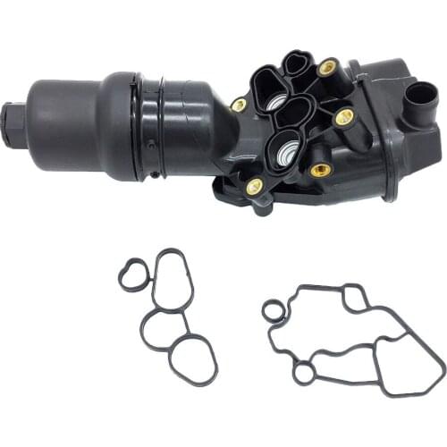YCWIN Front Engine Oil Filter Housing Assembly For VW Golf Eos GTI Audi A3 A4 A4 Quattro TT 06F 115 397H 06F115397J, 06F115397F