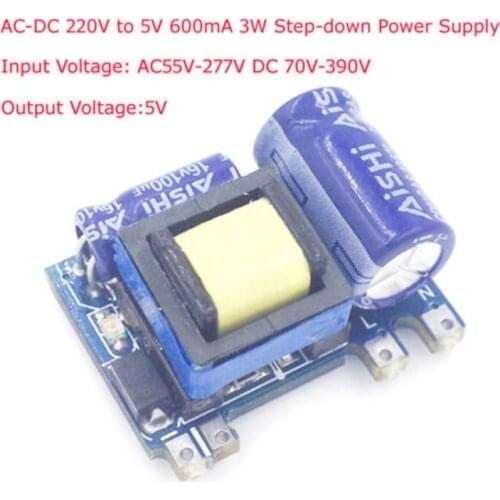 1PC SANMIM AC-DC 220V to 5V 600mA 3W Step-down Buck Power Supply Module Isolated switching power supply X442