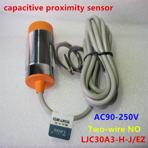 5PC High Quality capacitive proximity sensor switch LJC30A3-H-J/EZ diameter 30mm detective distance 25MM Two-wire NO AC90-250V