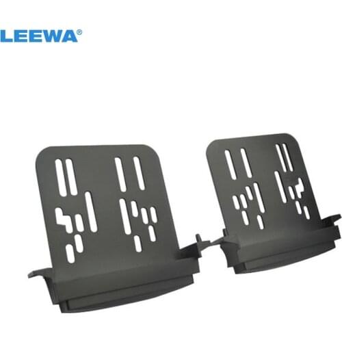 LEEWA Car 2DIN Stereo Radio Fascia Plate Panel Frame for Chrysler Jeep Grand Cherokee Modified Face Frame Installation Trim Beze