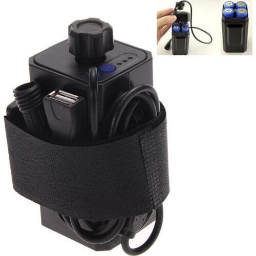 GTF18650 battery box high - end - line USB/DC dual-interface waterproof battery box 8.4 V and two strings