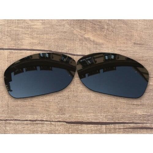 Vonxyz Stealth Black Polarized Replacement Lenses for-Oakley Pit Bull Frame