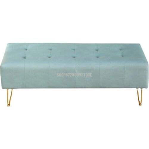 Door Household Light Luxury Solid Wood Bench Shoes Changing Stool Shoes Cabinet Storage Shoes Wearing Stool Clothing Store Recta