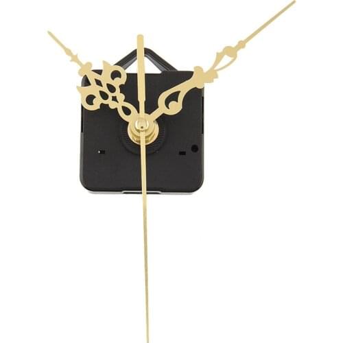 Quality Quartz Clock Movement Mechanism Parts Tool Set with Gold Hands Quiet Mechanical Clock Wall Clock Parts Kit Tools