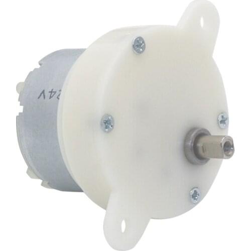 JS40 DC micro gear motor 12V small motor motor with terminal mute gear rotation 24V motor