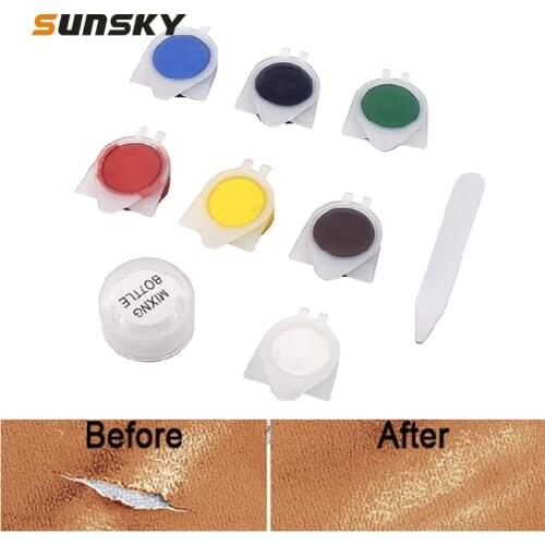 Leather Repair Kit for Car,Home,Seat,Sofa,Coats,Luggage,Purse Holes Scratch Cracks Rips Repair Tool Leather Vinyl Repair Tools