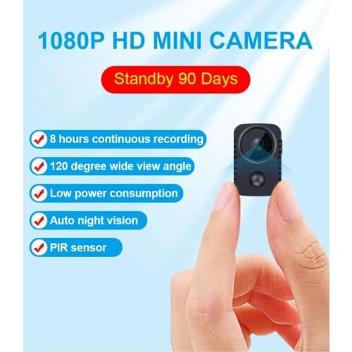 New HD Handheld Camera 1080P Wide Angle Infrared Camera HD 1080 + SD Card Direct Recording Sports Camera Recorder PIR Camera