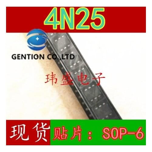 20PCS 4N25 SOP-6 light coupling in stock 100% new and original