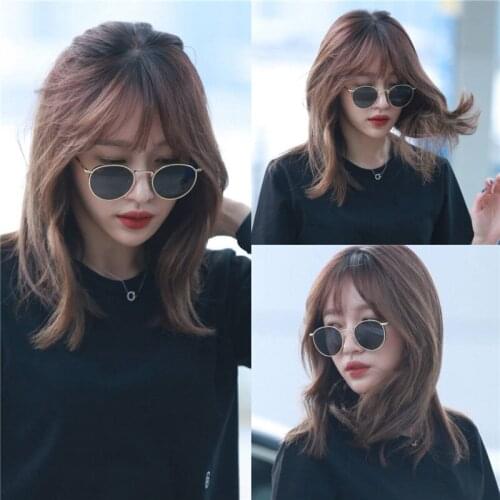 New Small Frame Sunglasses Trendy Korean Fashion Net Red Sunglasses Harajuku Retro Round Sunglasses