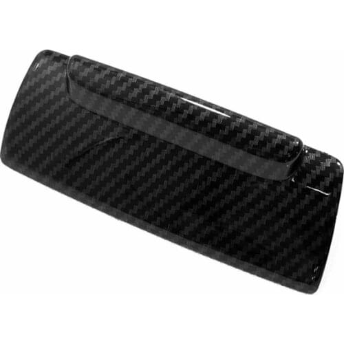 For Volvo XC40 XC 40 2019 2020 Carbon Fiber Car Ashtray Panel Cover Trim Car Interior Accessories