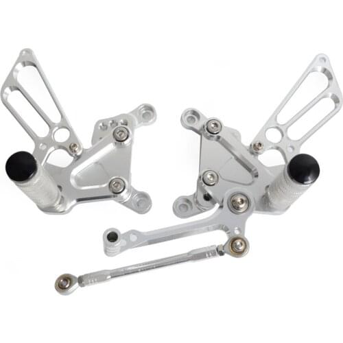 Adjustable Rearset Rear Sets Foot Pegs Footrest For MV Agusta F4 Models 1998-2009 2008 2007 2006 2005 20041999 2000 2001