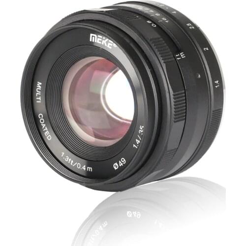Meike 35mm f1.4 Manual Focus lens APS-C for Fuji X-mount /for Sony E Mount A7 A7II A6000 A6500 A6300 X-T3 X-T20 X-T2 X-A3 X-Pro2