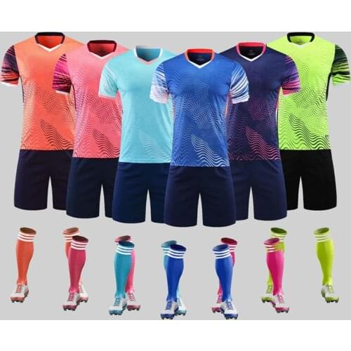 Tracksuits Football 2021 Kids Mens Soccer Jersey Sets Boys Adult Running Training Uniforms Team Blank Boys Sports Clothes Print