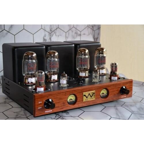 Kt88 tube amplifier, combined push-pull, can replace 6550 tube amplifier. Output power: 50W*2, output impedance: 4-8Ω