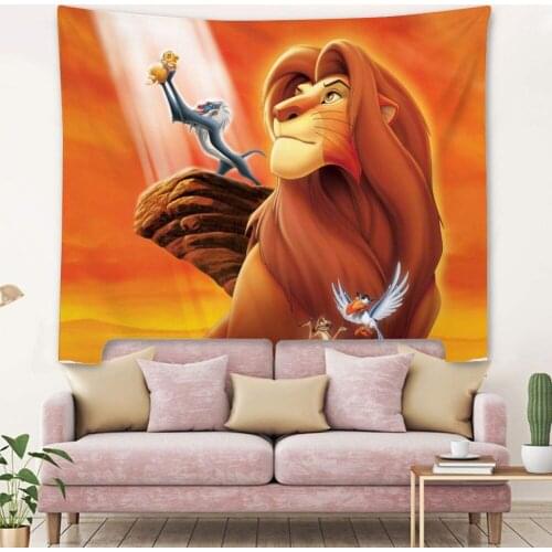 Unique Tapestries Bedding Dorm Hd Lion King Movie