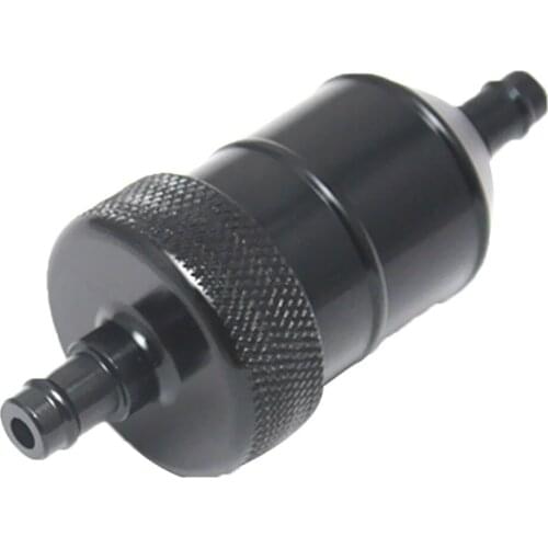 Universal Aluminum Fuel Filter 2 Pieces 8mm Universal Red + Black