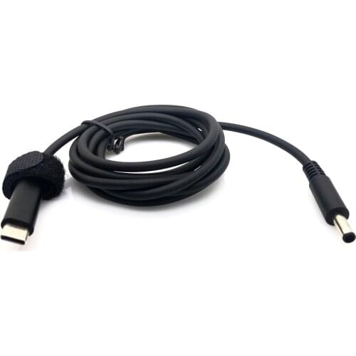 USB Type C PD Power Adapter Converter to 4.5*3.0 Dc Plug Charging Cable Cord for Dell Laptop Power Supply Charger