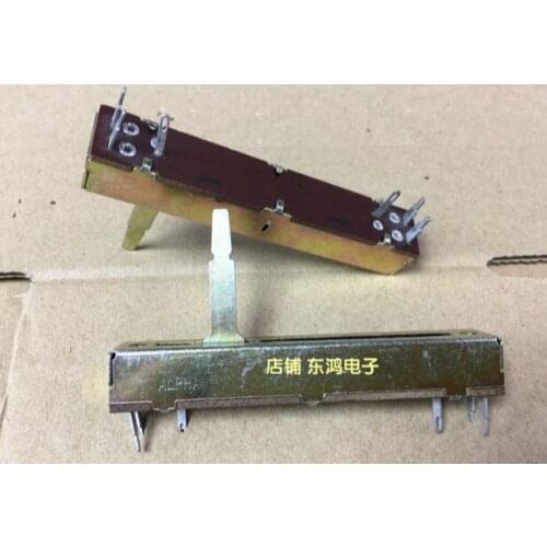 [VK] Taiwans ALPS 7.3CM 73MM slide potentiometer B250K*2 B250KX2 double axis length 25MM switch