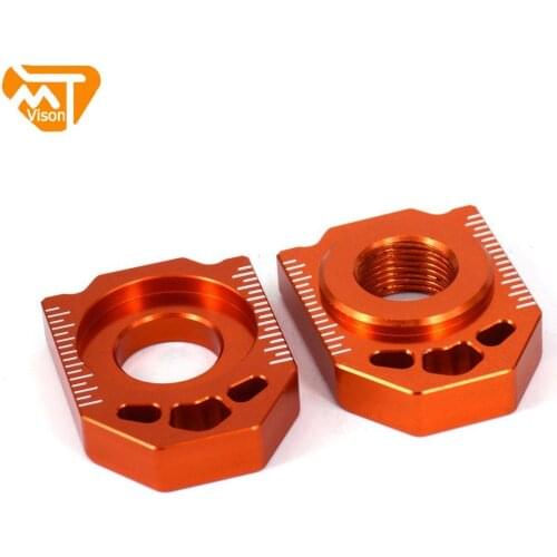 Motorcycle CNC Rear Chain Adjuster Axle Block For KTM SX XC SXF XCF XCW XCFW EXC EXCF 125 150 200 250 300 350 450 500