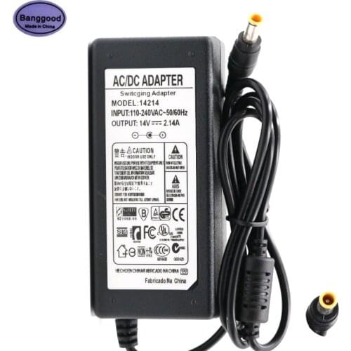 14V 2.14A 6.5x4.4mm 30W Laptop AC Power Adapter Charger for Samsung Monitor S19B150N S19B360 S22B360HW ADM3014 Power Supply