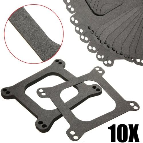 10pcs 1/16 Inch Car Auto Thick Carburetor Carb Gasket Oil Pan Gaskets For Holley Edelbrock Carter Open 4 BBL SBC BBC 350 Parts