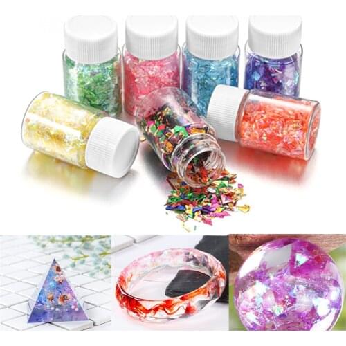 15ml Candy Paillette Papers Colorful Broken Glitter Sequins Confetti For DIY Crafts Jewelry Making UV Epoxy Resin Fillings