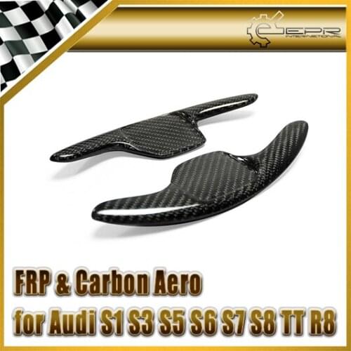 For Audi S1 S3 S5 S6 S7 S8 TT R8 Carbon Fiber Paddle Car accessories
