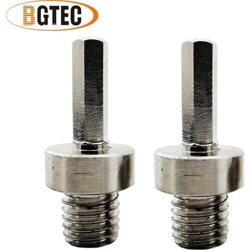 BGTEC 2pcs/pk with change Connection for Adapter 5/8"-11 Male thread to 3/8 Hexagon shank