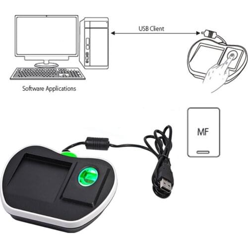 ZK8000 ZK8500 Biometric Finger Scanner Original ZK USB Fingerprint Reader RFID IC Card Reader Fingerprint Sensor Module
