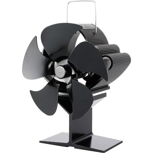 Blade Fireplace Fan Quiet Safe Heat Powered Stove Fan W0 Present