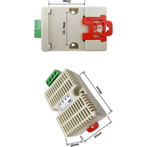 Temperature and Humidity Transmitter Acquisition and Monitoring Sensor Industrial Grade High Precision Standard Guide RS485